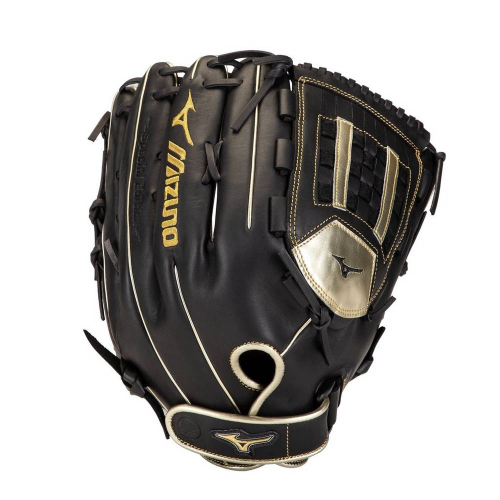 Mizuno MVP Prime SE Slowpitch 14" Férfi Kesztyű Fekete/Arany RLO307984